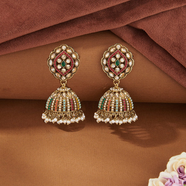 MULTICOLOUR NOOR PAKISTANI JHUMKA