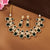 HEER KUNDAN SET WITH EMERALD GREEN PEARLS & Z STONE