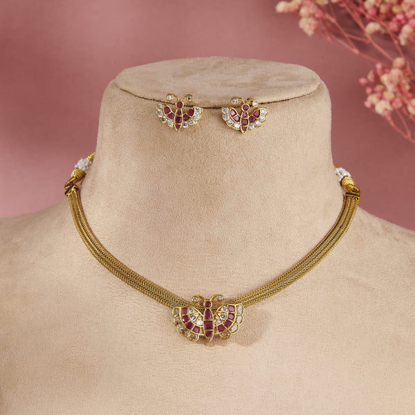 BUTTERFLY CHOKER SET